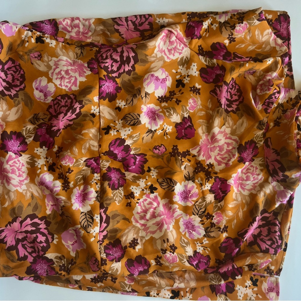 Floral Orange Dress - Picture 4 of 7